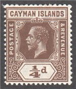 Cayman Islands Scott 32 Mint